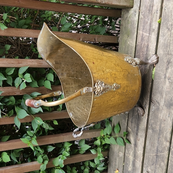 vintage brass Other - Brass coal scuttle vintage